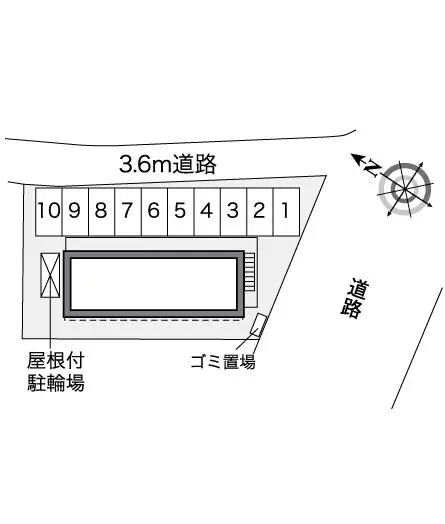 ★手数料０円★新潟市東区寺山３丁目 月極駐車場